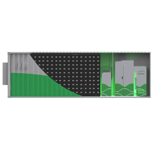 Compressed air energy storage solution equipment composition